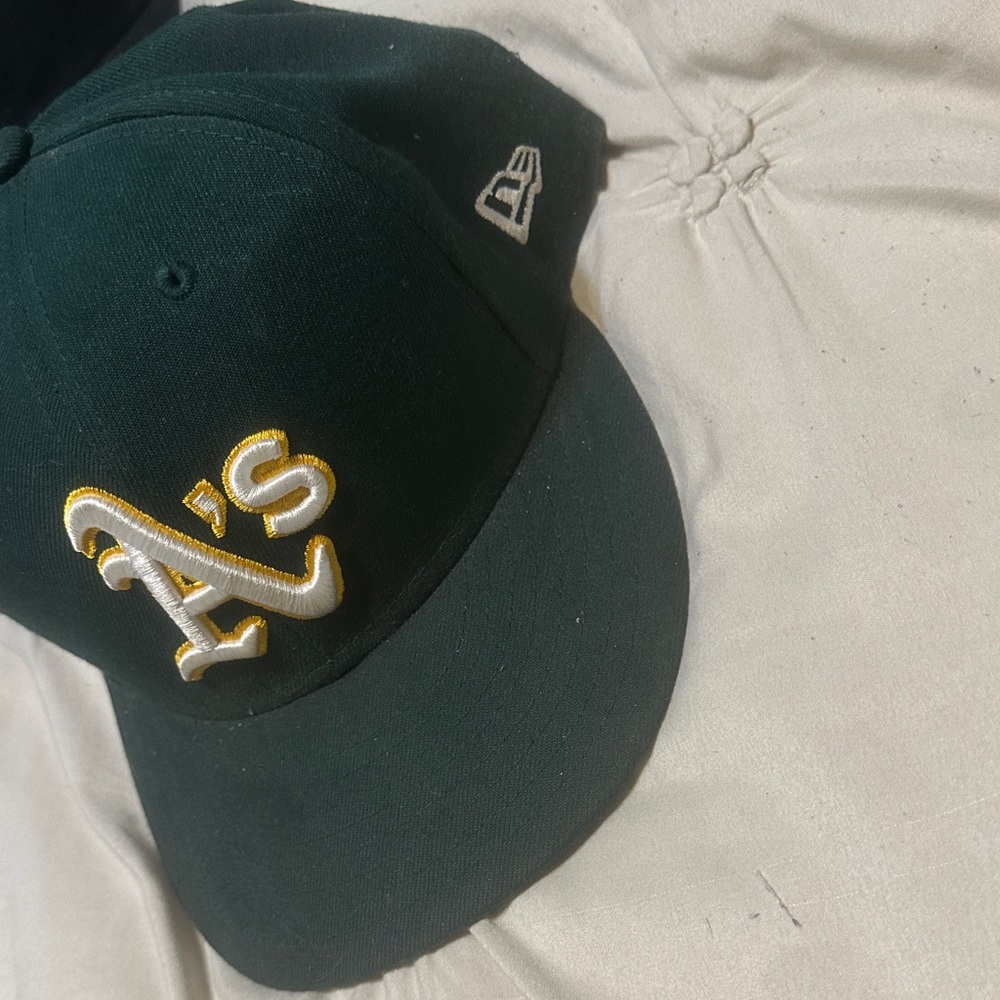 New Era Dark Green Cap with Gold Logo